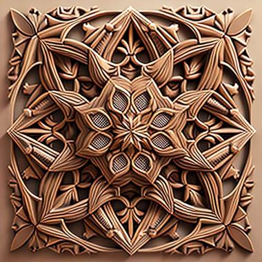 3D model perfect symmetry (STL)